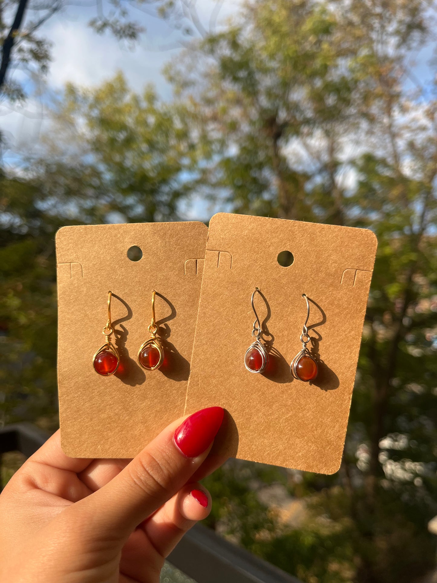 Carnelian Earrings