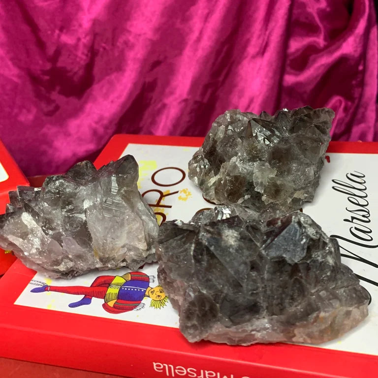 Red Amethyst Cluster