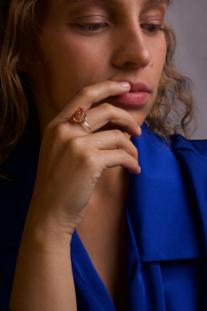 Fire Opal Ring