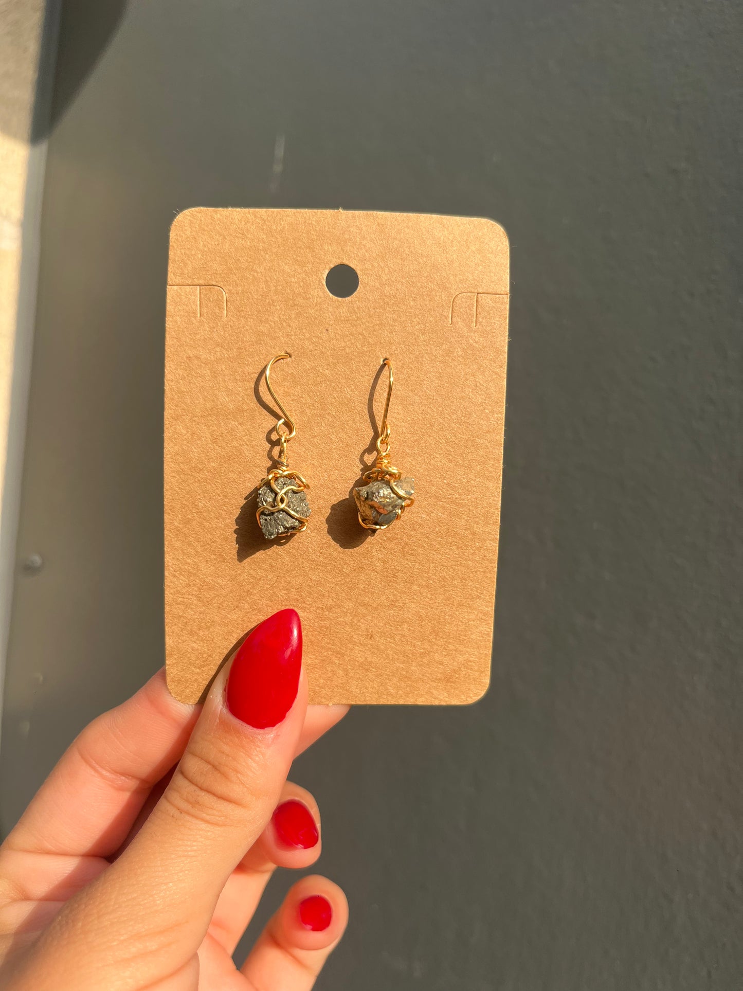 Pyrite Earrings