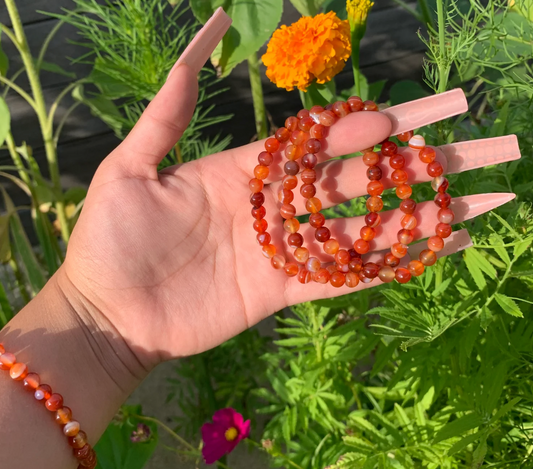 Banded Carnelian Bracelet